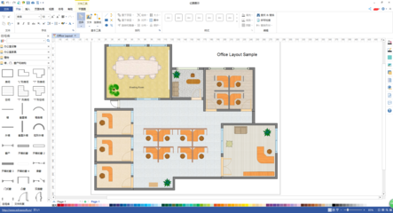 億圖圖示專家 建筑平面設(shè)計與網(wǎng)頁設(shè)計的得力助手
